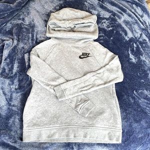 Size XS Nike funnel neck hoodie with pockets